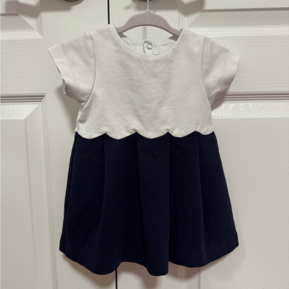 Jacadi 💕 Navy and White Kids Dress